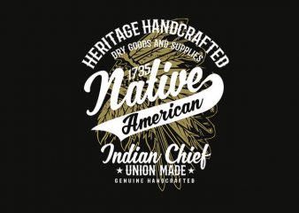 Native American 2 t shirt design