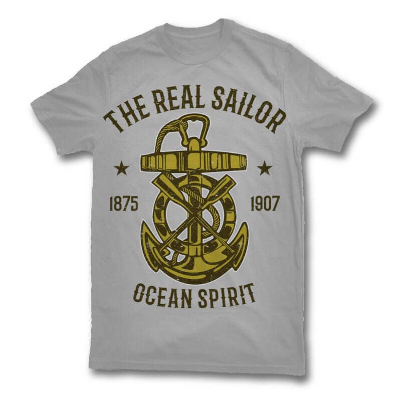 Ocean Spirit t shirt design t shirt designs for teespring