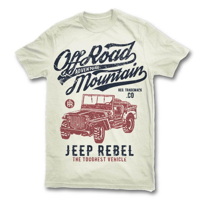 Off Road Jeep t shirt design buy tshirt design