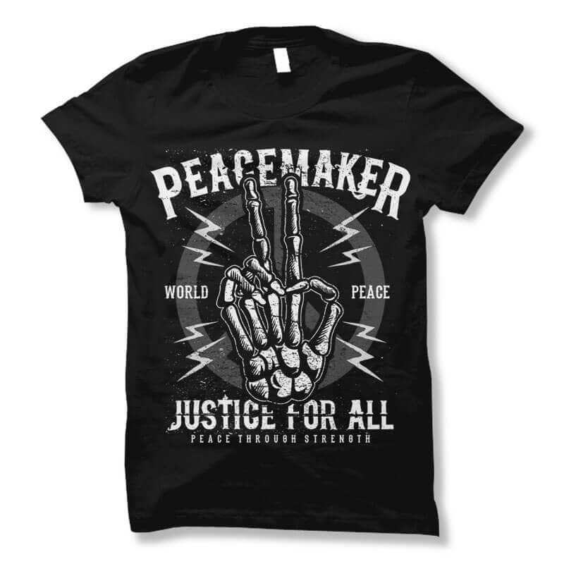 Peace Maker t shirt design buy tshirt design