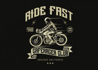 Ride Fast tshirt design