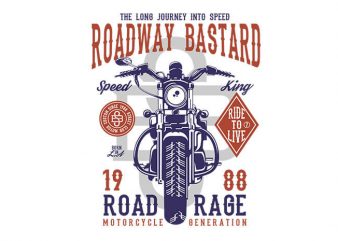 Roadway Bastard tshirt design