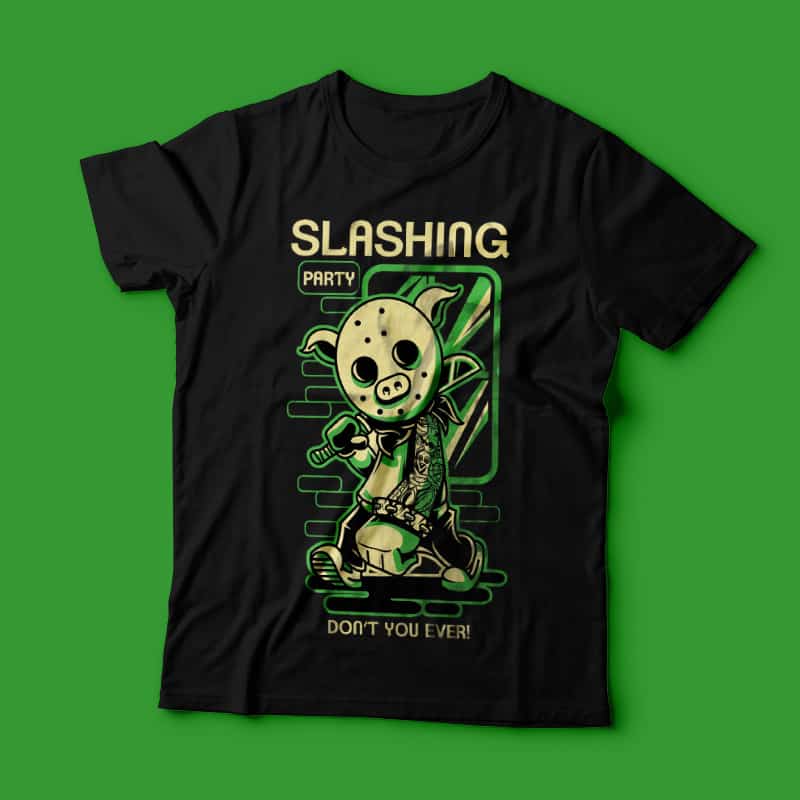 Slashing Party 2 buy tshirt design