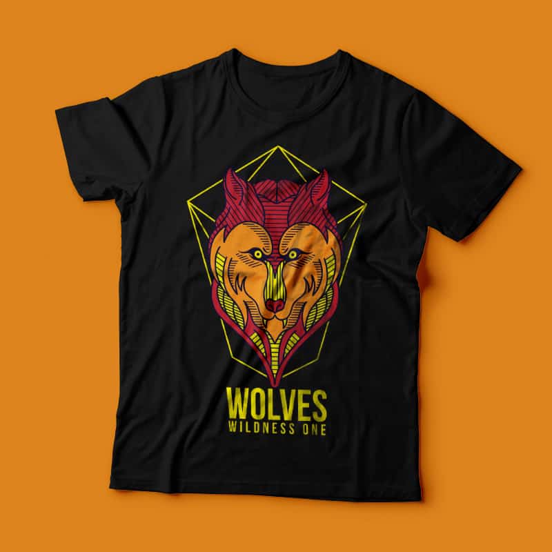 Wild Wolves buy tshirt design