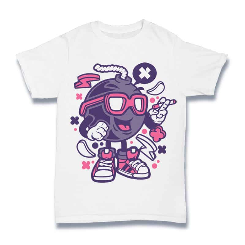 Bomb tshirt design for merch by amazon