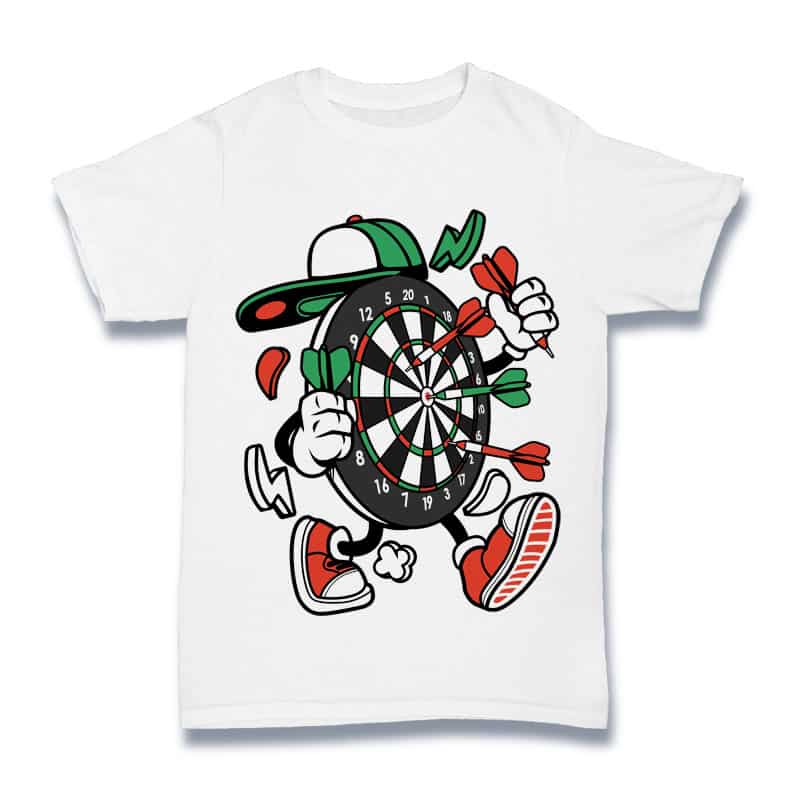 Dart print ready vector t shirt design - Buy t-shirt designs