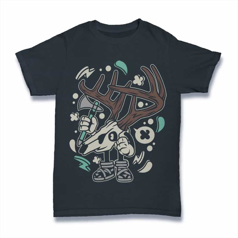 Deer Skull buy tshirt design