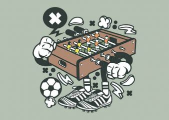 Football Table print ready shirt design