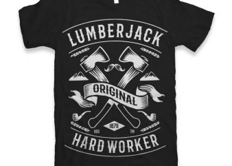 Lumberjack Vector t-shirt design