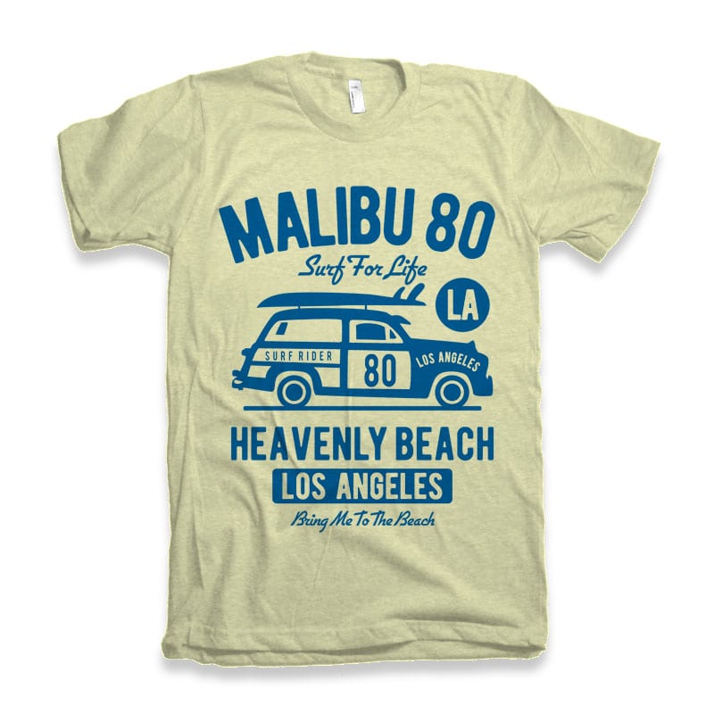 Malibu 80 t shirt design buy t shirt designs artwork
