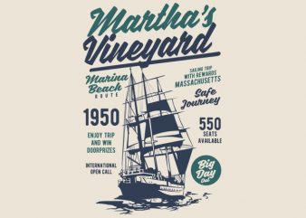 Martha_s Vineyard t shirt design