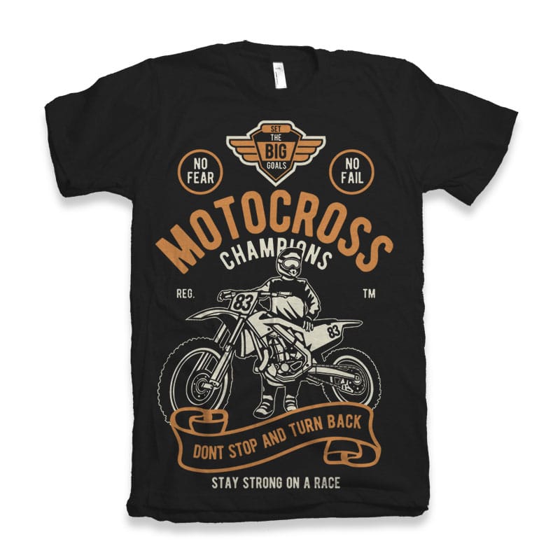 Motocross Champions t shirt design buy t shirt designs artwork