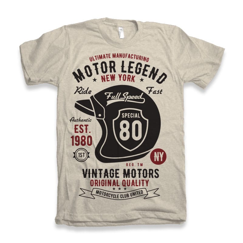 Motor Legend Helmet t shirt design buy t shirt designs artwork