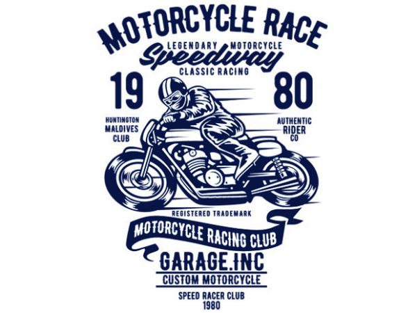 Motorcycles race t-shirt design Motorcycles race t-shirt design