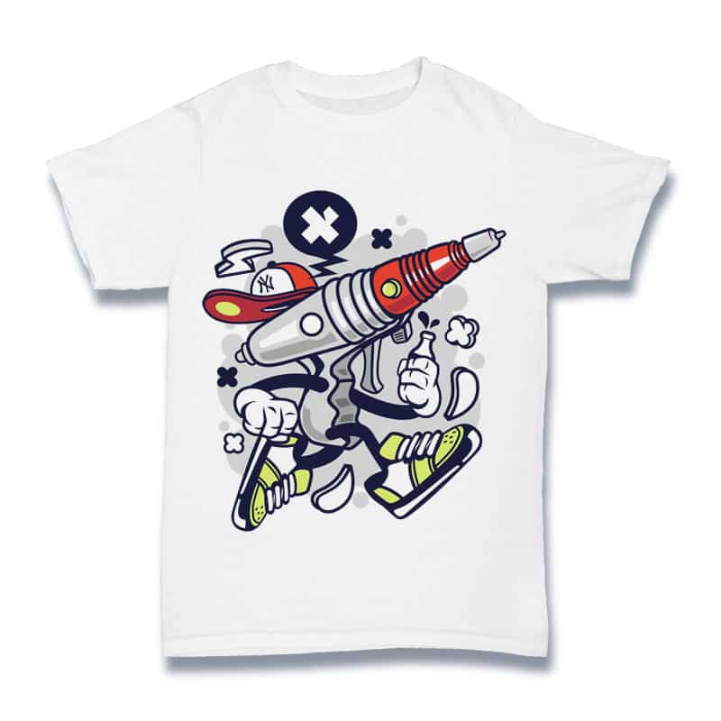 Ray Gun t shirt designs for printify