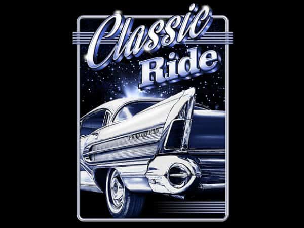 Classic ride graphic t-shirt design