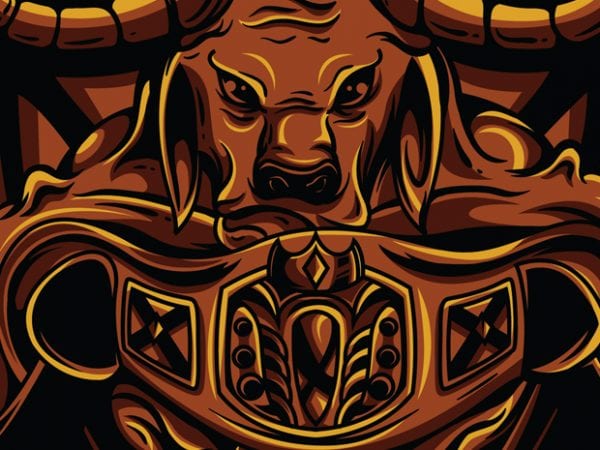 Drowning bull t shirt design for sale Drowning bull t shirt design for sale