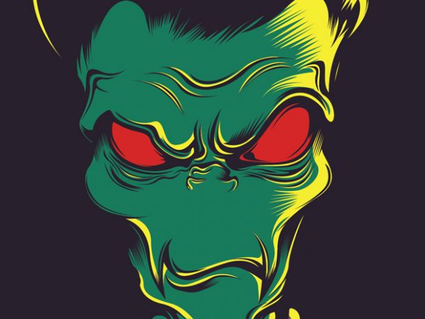 Elegant alien buy t shirt design