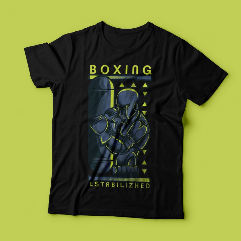 Robo Boxing buy t shirt design
