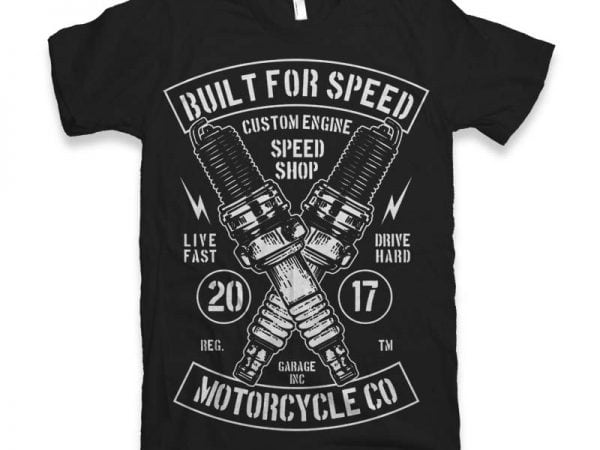 Built for speed t-shirt design