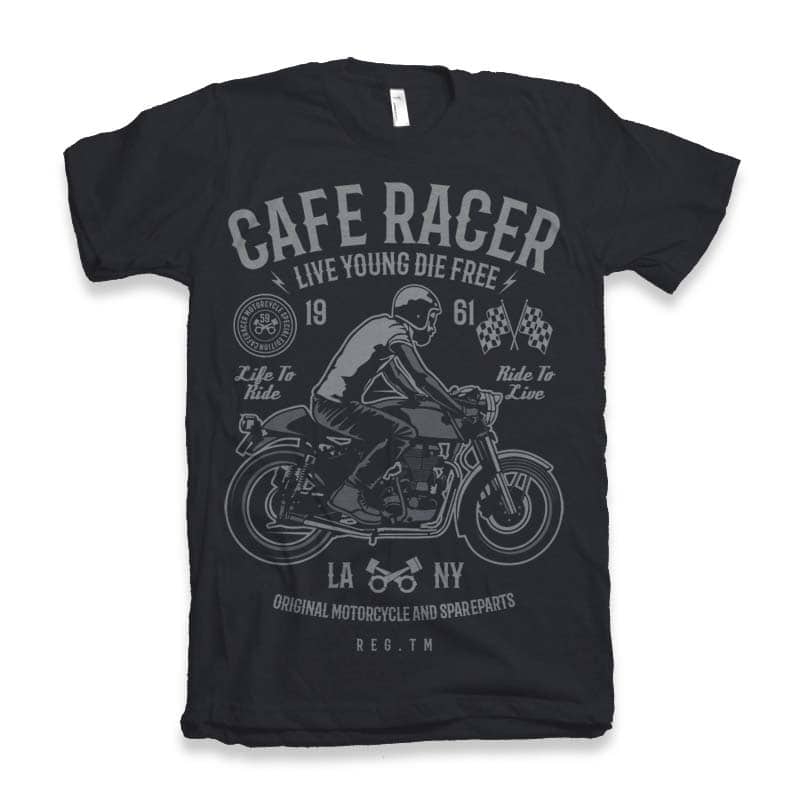 Cafe Racer t-shirt design t shirt designs for teespring