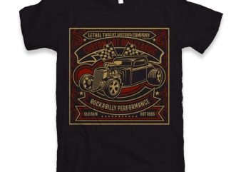 Custom Hot Rod Classic t-shirt design