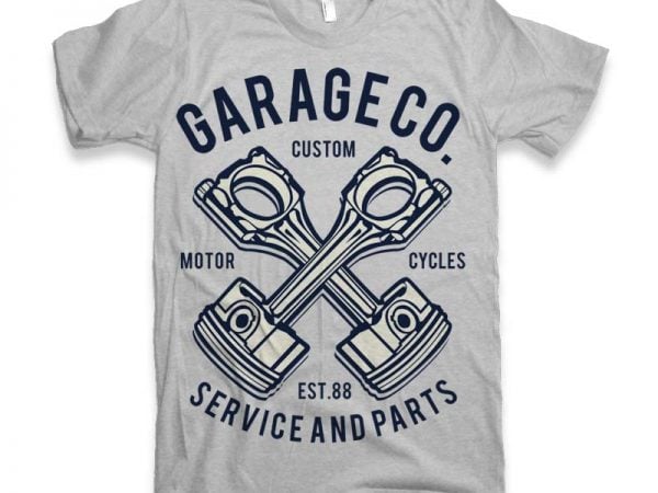 Garage co vector t-shirt design