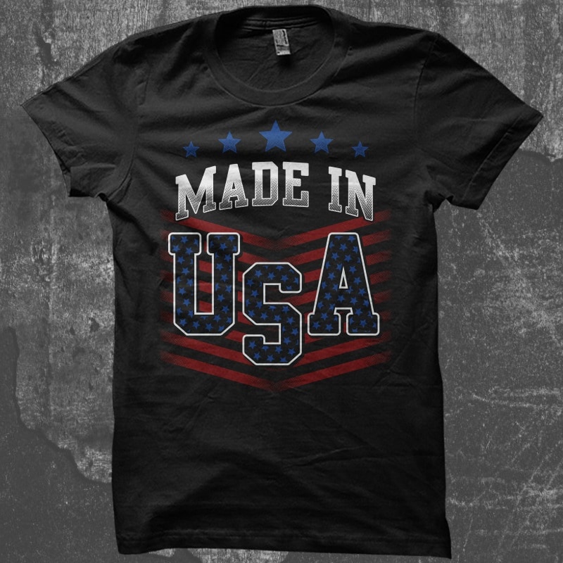 Made In USA commercial use t shirt designs