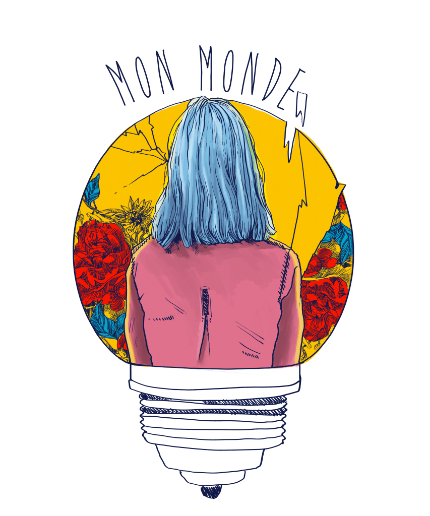 Mon monde t shirt design png