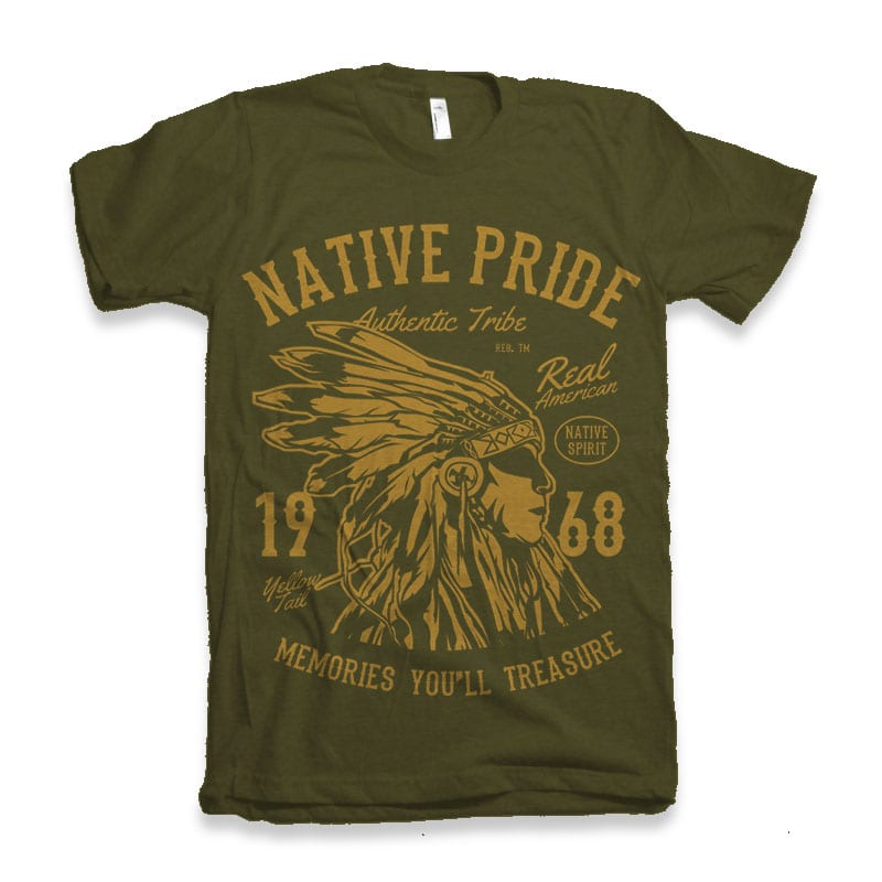 Native Pride Tshirt design t shirt design graphic