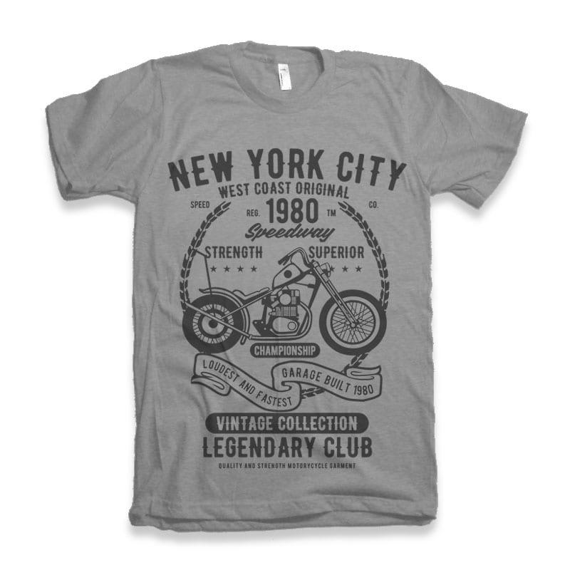 New York City Speedway T-shirt design t shirt design graphic