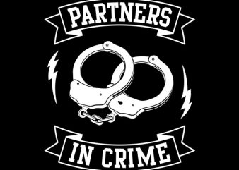 Partner In Crime t shirt design for sale