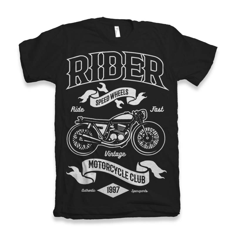 Rider Vector t-shirt design tshirt-factory.com