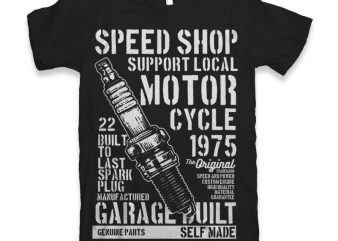 Spark Plug Graphic tee design