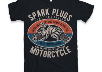 Spark Plugs Vector t-shirt design
