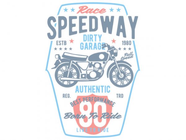 Speedway motorcycle t-shirt design Speedway motorcycle t-shirt design