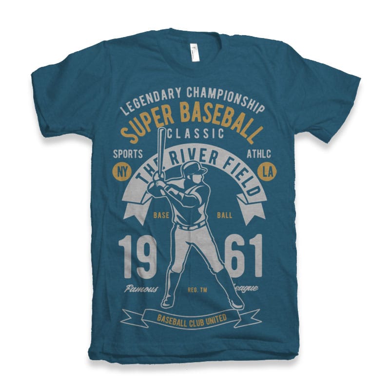 Super Baseball tshirt design t shirt designs for teespring