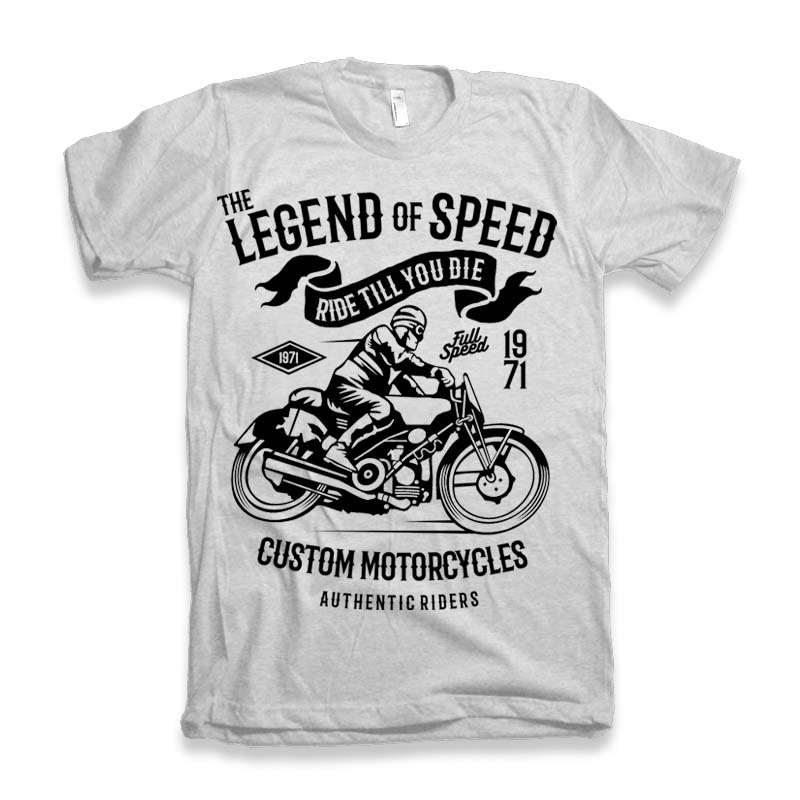 The Legend Of Speed t-shirt design t shirt design png