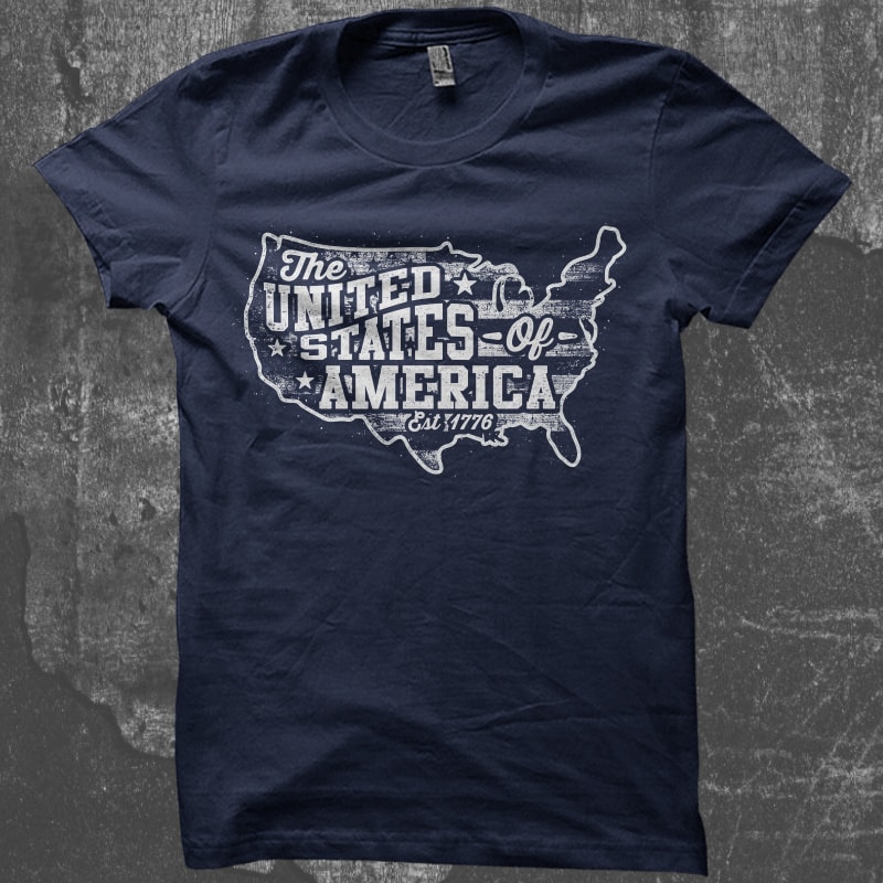 The United States Of America Est 1776 vector shirt designs
