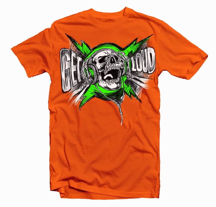 Get Loud buy t shirt design