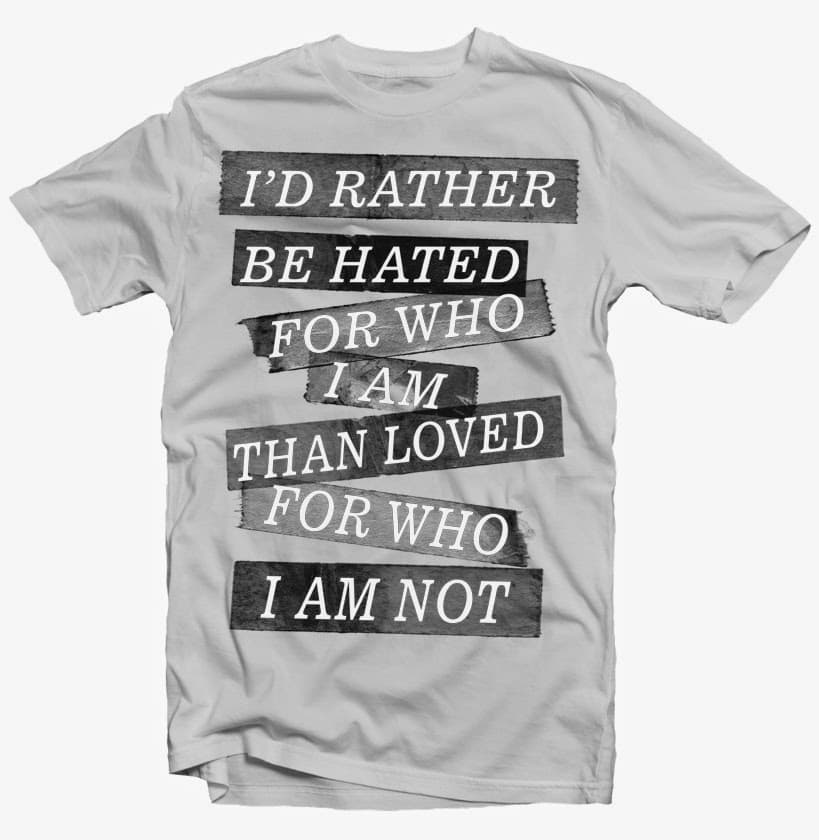 who i am t shirt design png