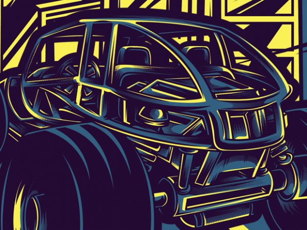 Race in the City vector t-shirt design template Race in the City vector t-shirt design template