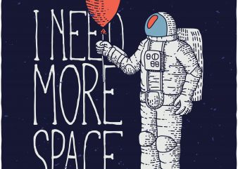 Astronaut buy t shirt design artwork