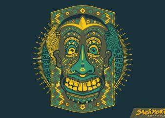 Aztec chief tshirt design