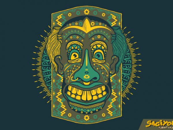 Aztec chief tshirt design