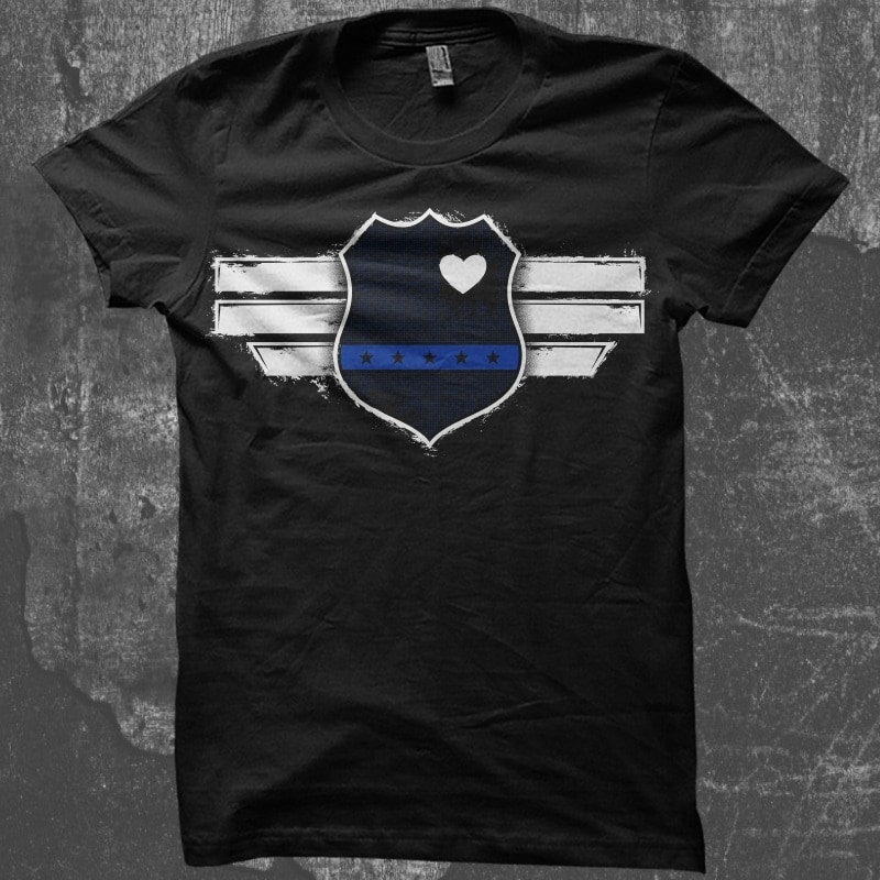 Captain The Blue Officer t shirt designs for teespring