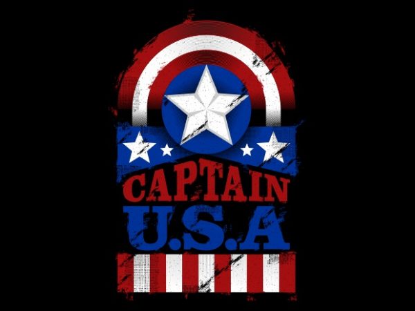 The captain u.s.a t shirt design to buy