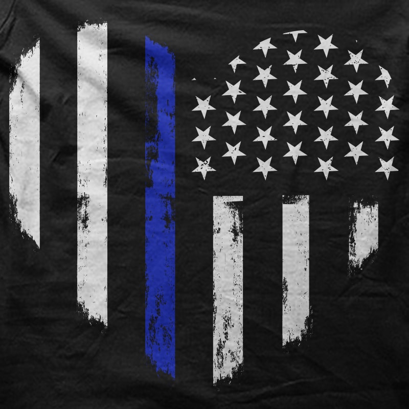 Love Thin Blue Line t shirt designs for teespring