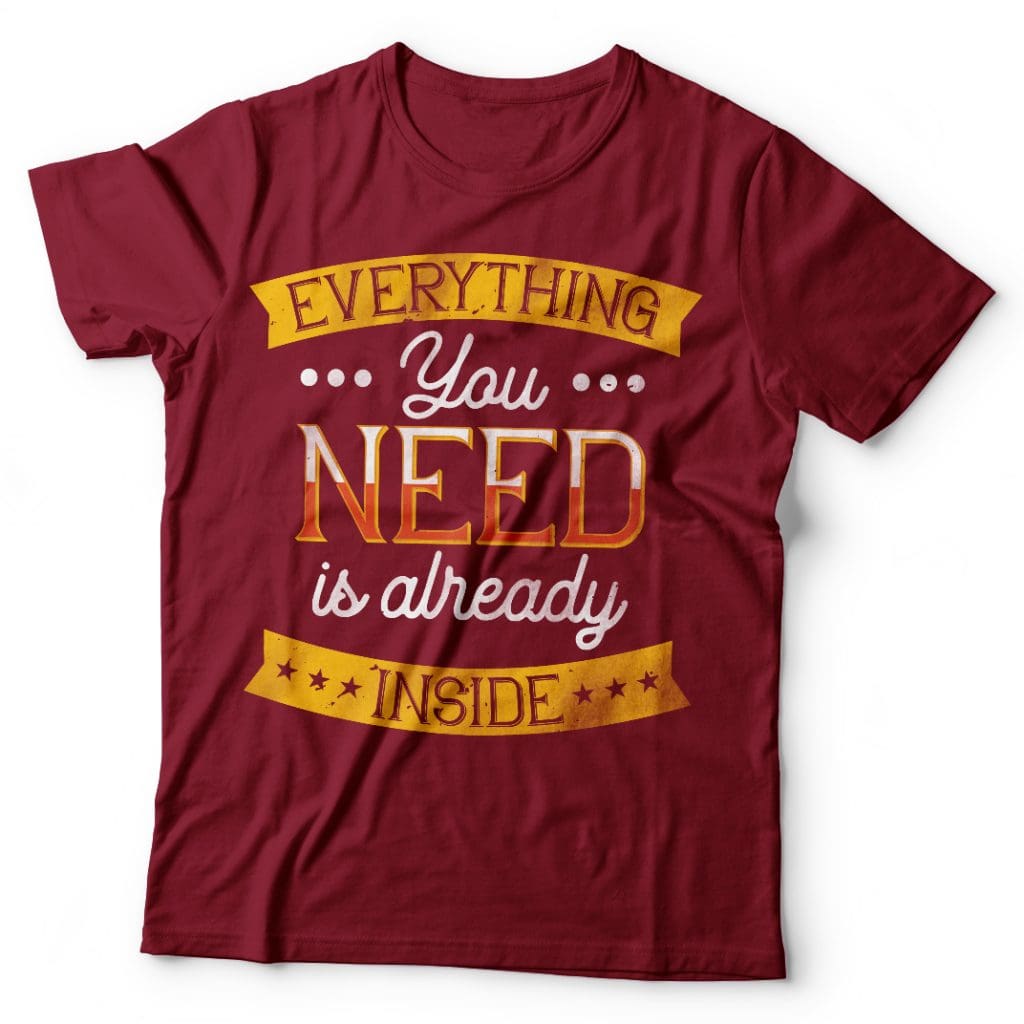 Motivational qoute t shirt design png