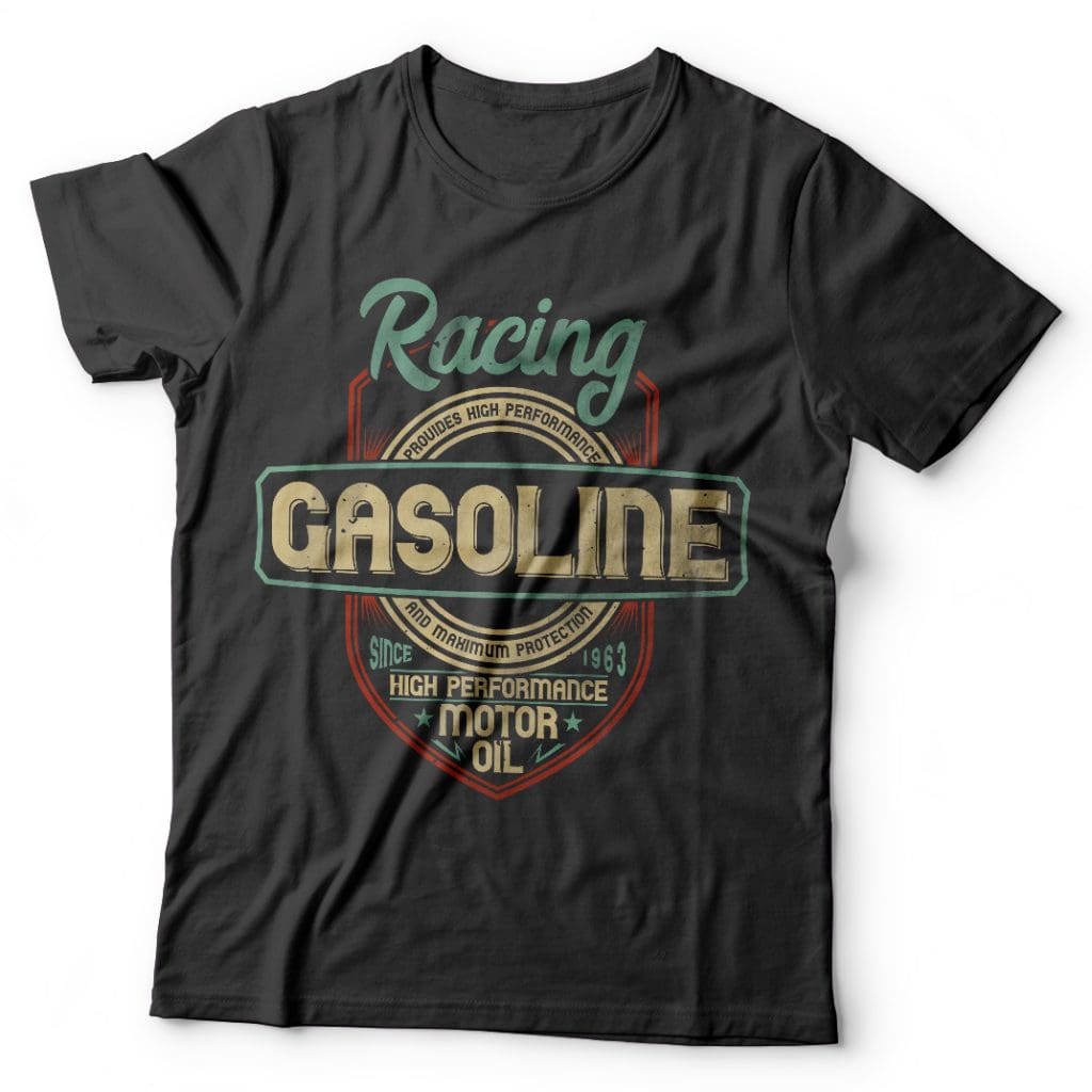 Racing Gasoline t shirt design graphic